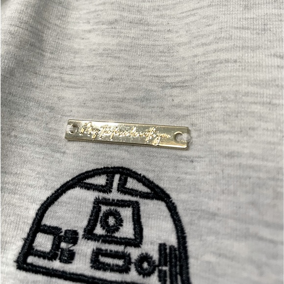 Star Wars Hooded Cardigan Adult XL Heathered Gray - Picture 9 of 12